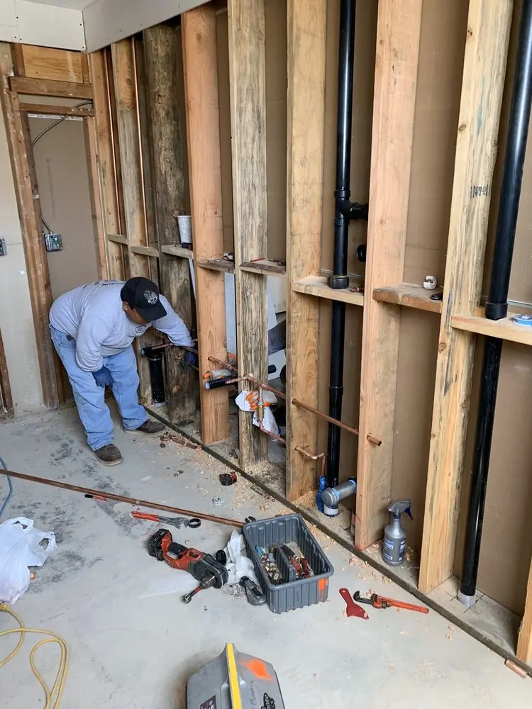 Commercial rough-in plumbing for Gas Line Repair in Chattahoochee Station